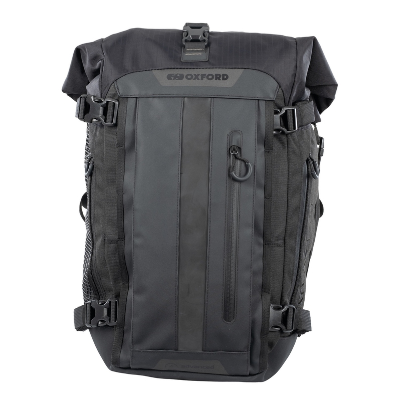 Bolsa para asiento de pasajero Oxford Atlas T-20 Advanced Tourpack de 20 l, color negro