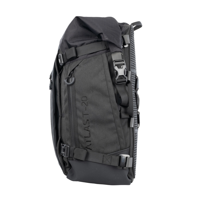 Bolsa para asiento de pasajero Oxford Atlas T-20 Advanced Tourpack de 20 l, color negro