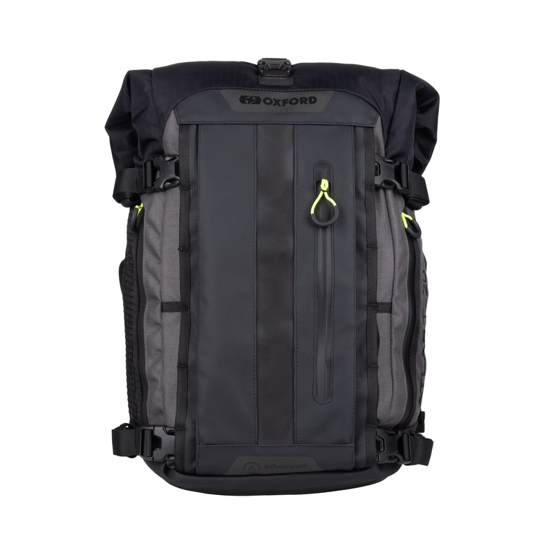 Bolsa para asiento de pasajero Oxford Atlas T-20 Advanced Tourpack de 20 l, color gris