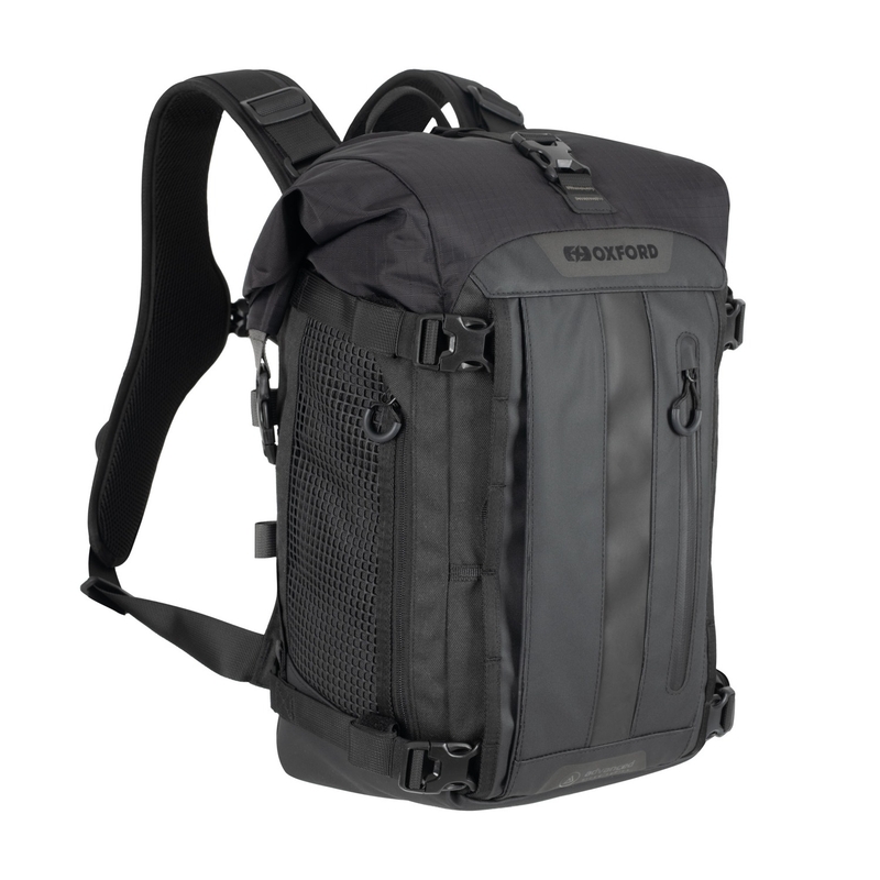 Bolsa para moto Oxford Atlas B-20 Advanced Backpack 20 l negra