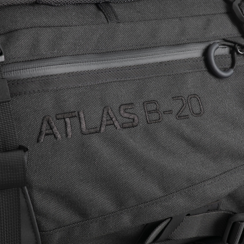 Bolsa para moto Oxford Atlas B-20 Advanced Backpack 20 l negra