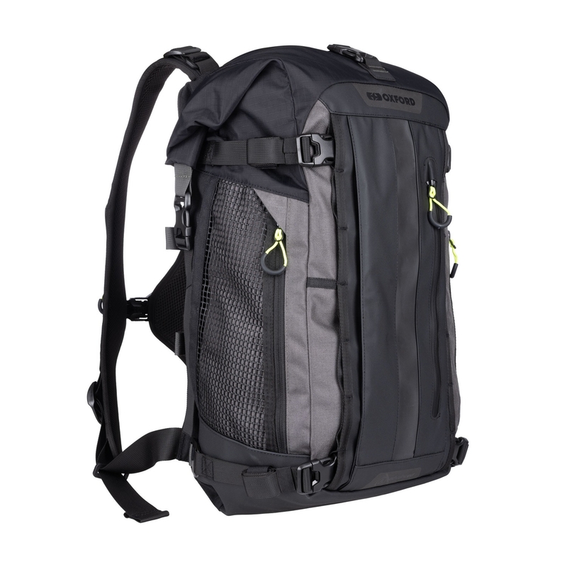 Bolsa para moto Oxford Atlas B-30 Advanced Backpack 30 l negra