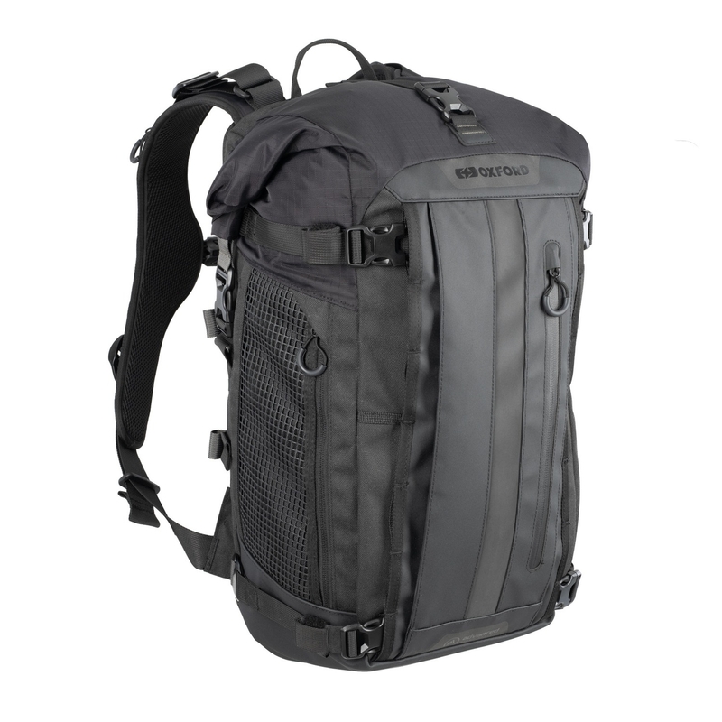 Bolsa para moto Oxford Atlas B-30 Advanced Backpack 30 l gris