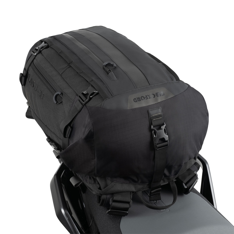 Bolsa para moto Oxford Atlas B-30 Advanced Backpack 30 l gris