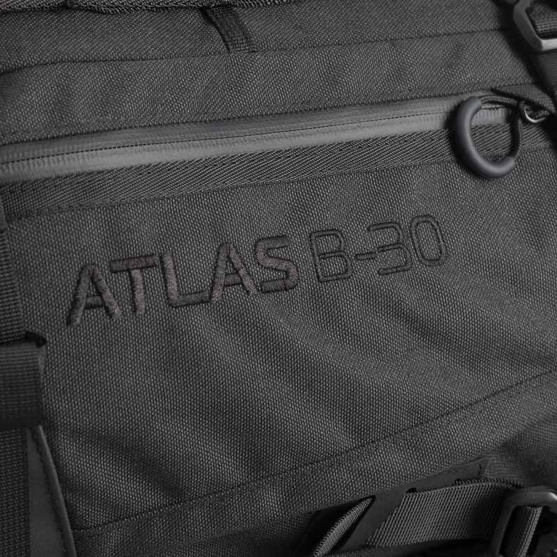 Bolsa para moto Oxford Atlas B-30 Advanced Backpack 30 l gris