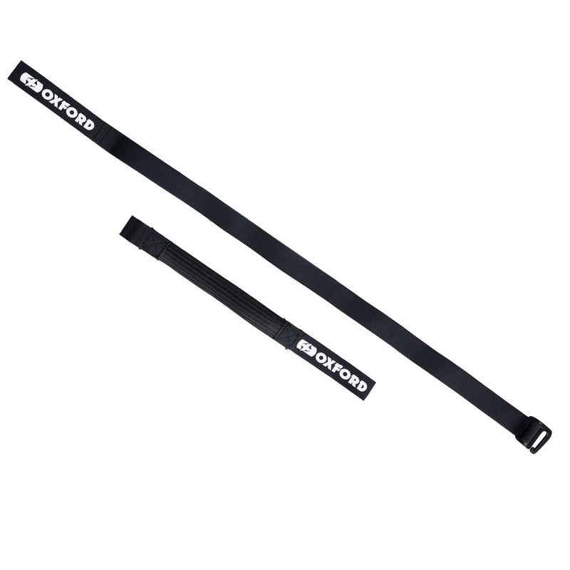 Oxford Atlas G-Hook correas de equipaje 2 piezas negro 26mm x 2m