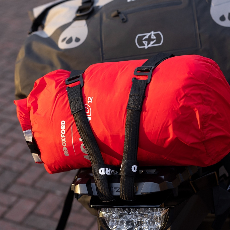 Oxford Atlas G-Hook correas de equipaje 2 piezas negro 26mm x 1,2 m