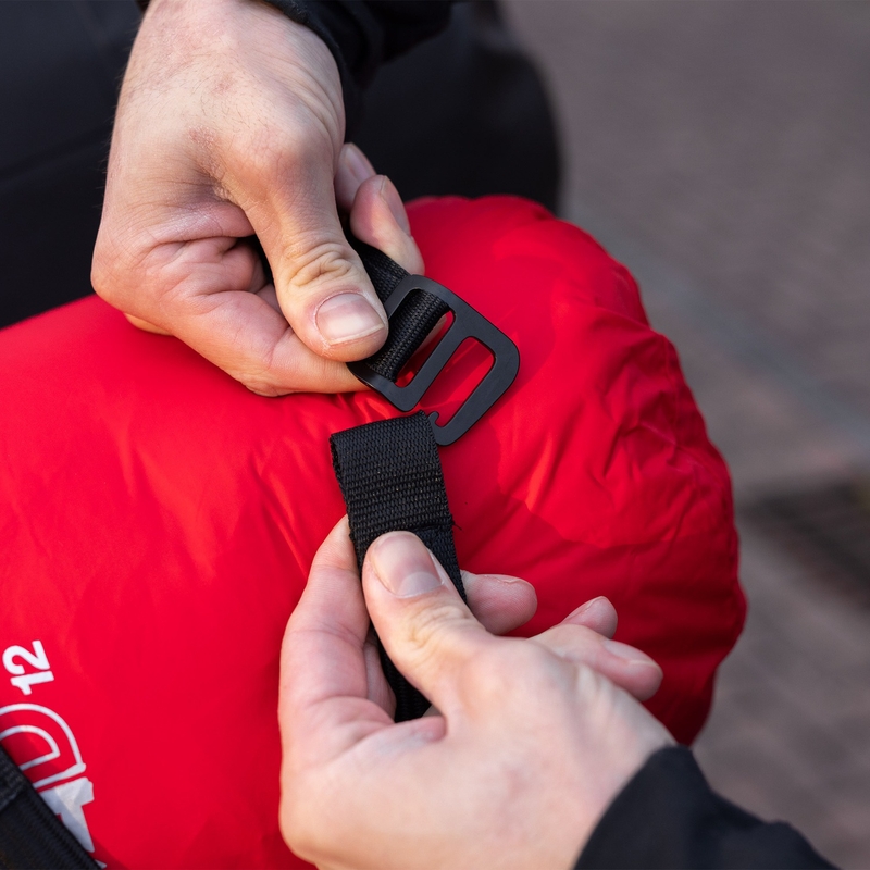 Oxford Atlas G-Hook correas de equipaje 2 piezas negro 26mm x 1,2 m