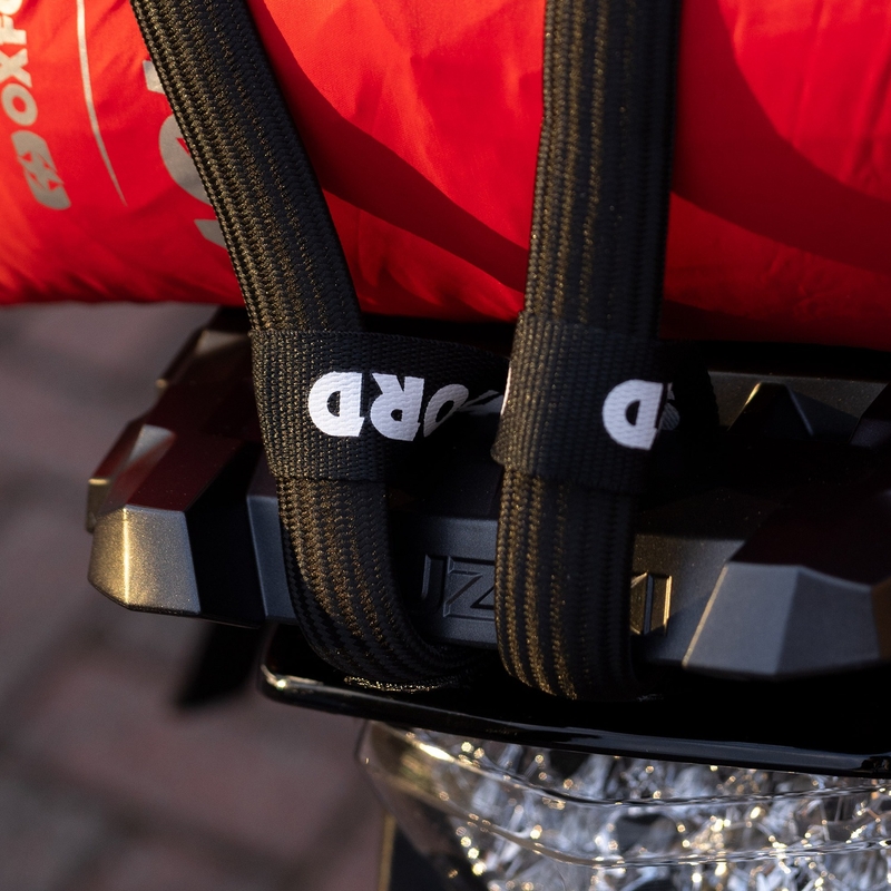 Oxford Atlas G-Hook correas de equipaje 2 piezas negro 26mm x 1,2 m