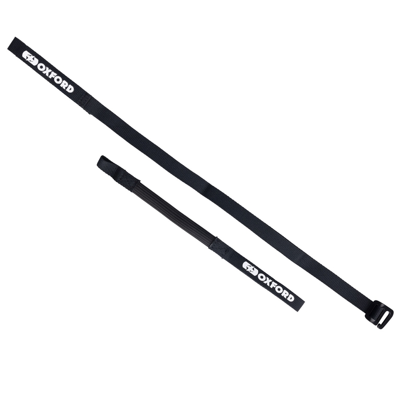 Oxford Atlas G-Hook correas de equipaje 2 piezas negro 17 mm x 2 m