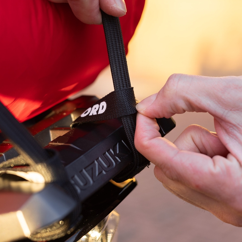 Oxford Atlas G-Hook correas de equipaje 2 piezas negro 17 mm x 1,2 m