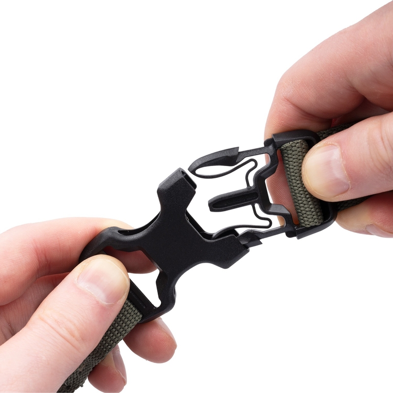 Oxford Atlas B-Clip correas de equipaje 2 piezas verde 26 mm x 2 m