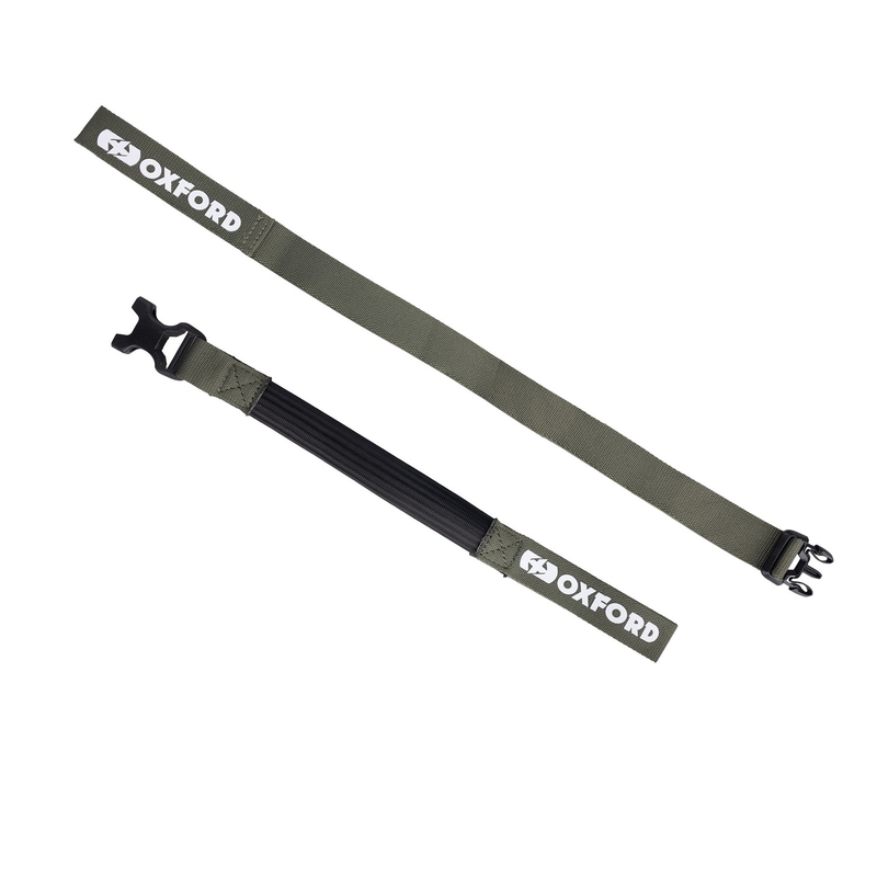 Correas de equipaje Oxford Atlas B-Clip 2 unidades verde 26 mm x 1,2 m