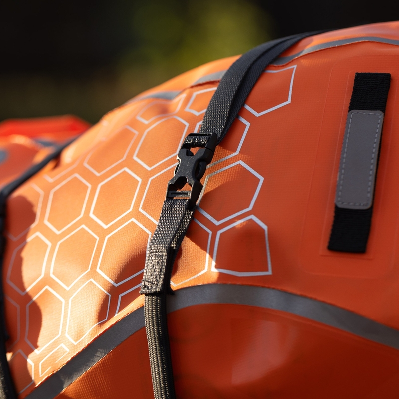 Oxford Atlas B-Clip correas de equipaje 2 piezas gris 17 mm x 2 m