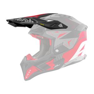 Visera de casco para Airoh Aviator Spin rojo mate