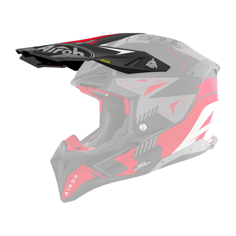 Visera de casco para Airoh Aviator Spin rojo mate