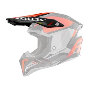 Visera de casco para Airoh Aviator Saber naranja brillante