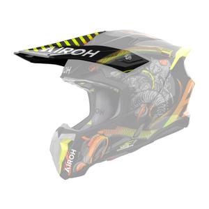 Visera de casco Airoh Twist 3 Toxic negro-amarillo brillante