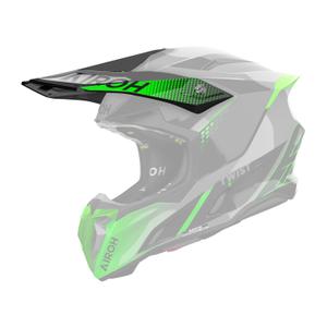 Visera de casco Airoh Twist 3 Shard verde brillante