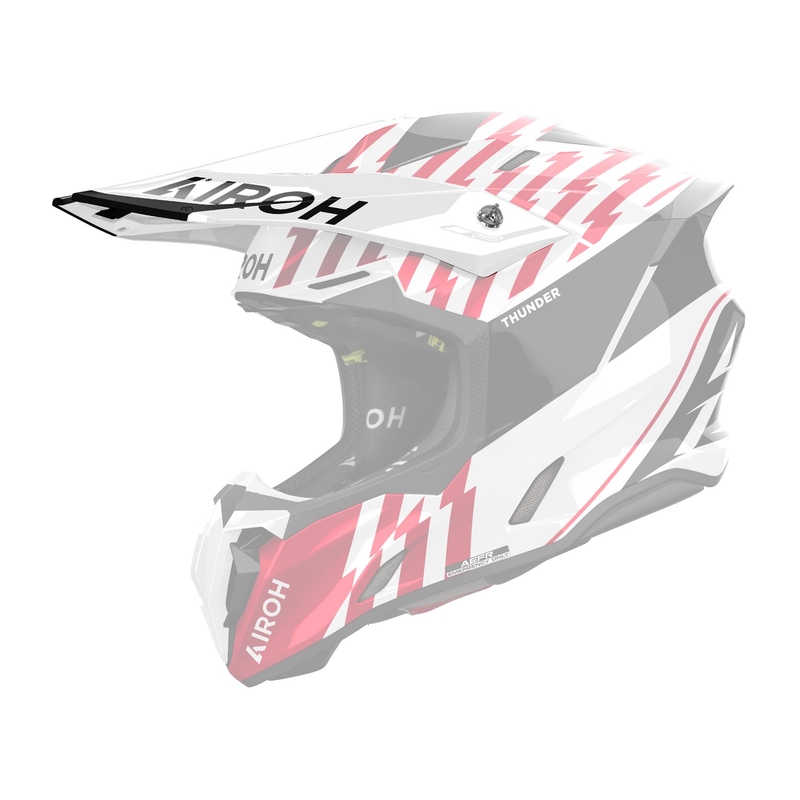 Visera de casco para Airoh Twist 3 Thunder rojo brillante