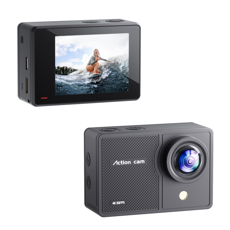 MaxTo Action Cam 4k Cámara para exteriores