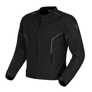 Chaqueta de moto negra Rebelhorn Wave