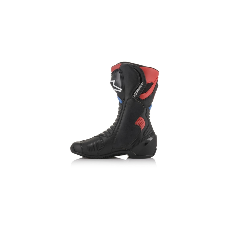 Botas de moto Alpinestars S-MX 6 Honda Collection Negro-Rojo-Azul-Blanco