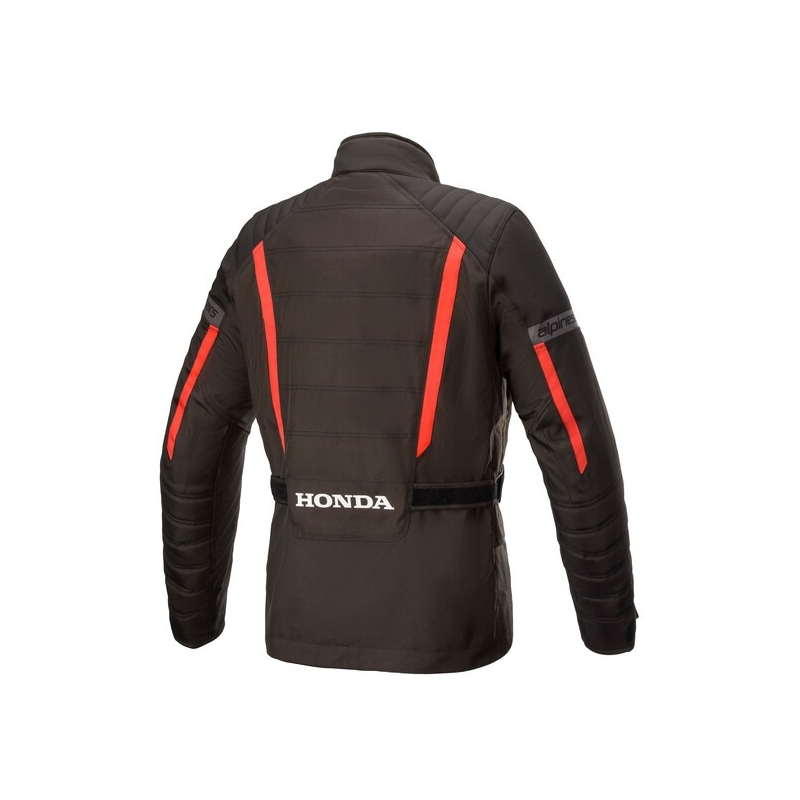 Chaqueta de moto Alpinestars Gravity Drystar Honda Collection Negra y Roja