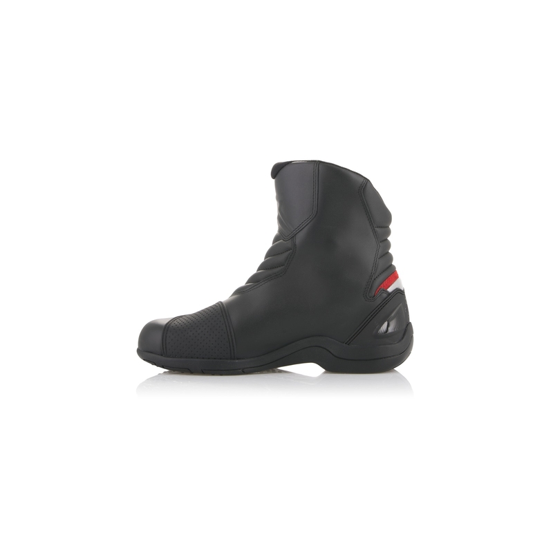 Botas de moto Alpinestars New Land Drystar Honda Collection Negras y Rojas