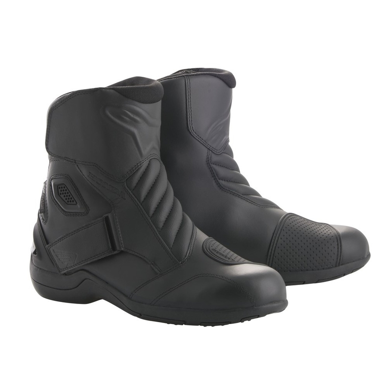 Botas de moto Alpinestars New Land Drystar Honda Collection Negras y Rojas