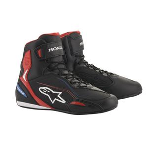 Botas de moto Alpinestars Faster-3 Honda collection negro-rojo-azul