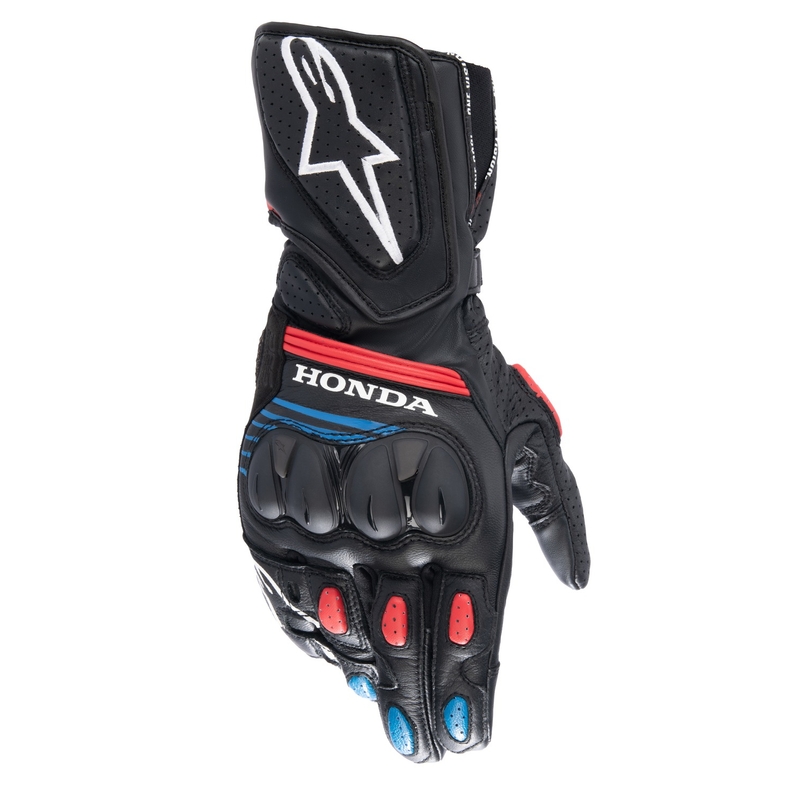 Guantes de moto Alpinestars SP-8 Honda negro-rojo-azul