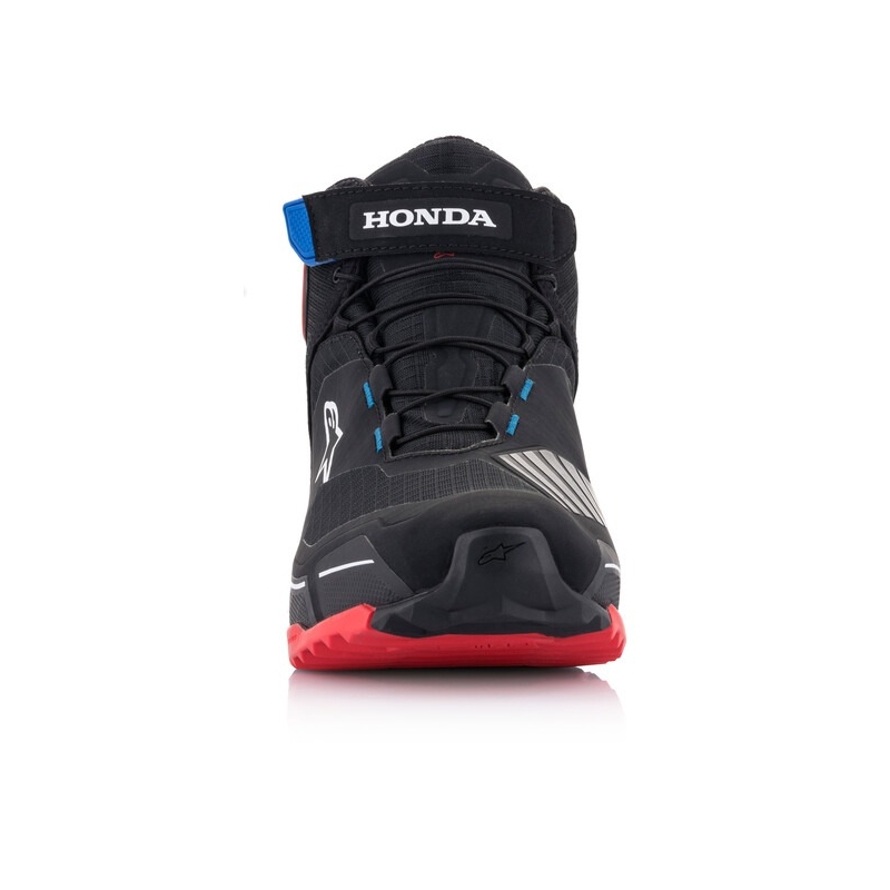 Botas de moto Alpinestars CR-X Drystar Honda Collection Negro-Rojo-Azul