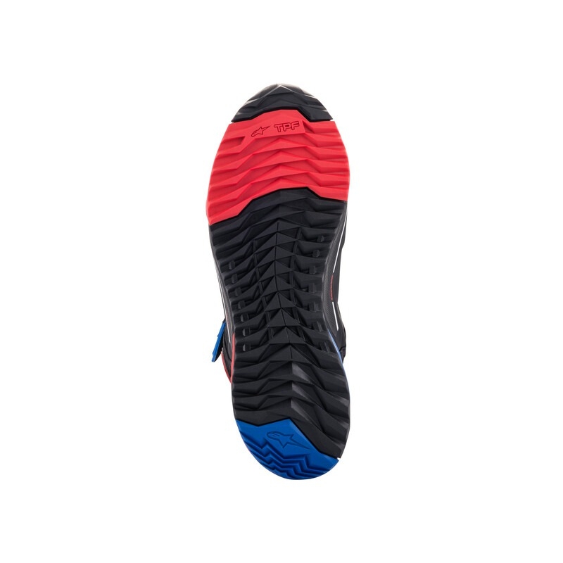 Botas de moto Alpinestars CR-X Drystar Honda Collection Negro-Rojo-Azul