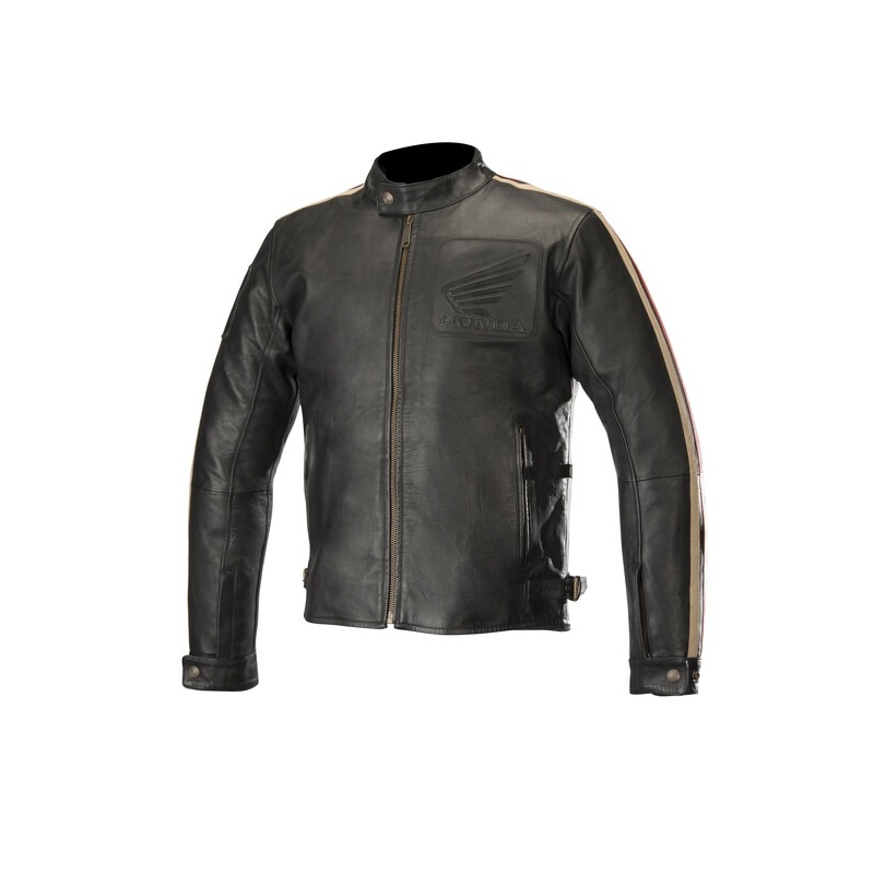 Chaqueta de moto Alpinestars Charlie Honda Colección negro-crema-rojo