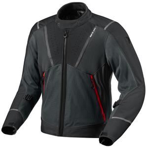 Chaqueta de moto Revit Airwave 4 negra-antracita