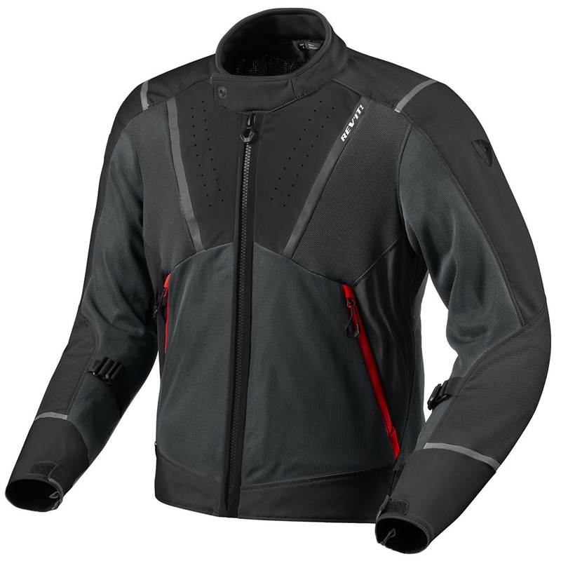 Chaqueta de moto Revit Airwave 4 negra-antracita