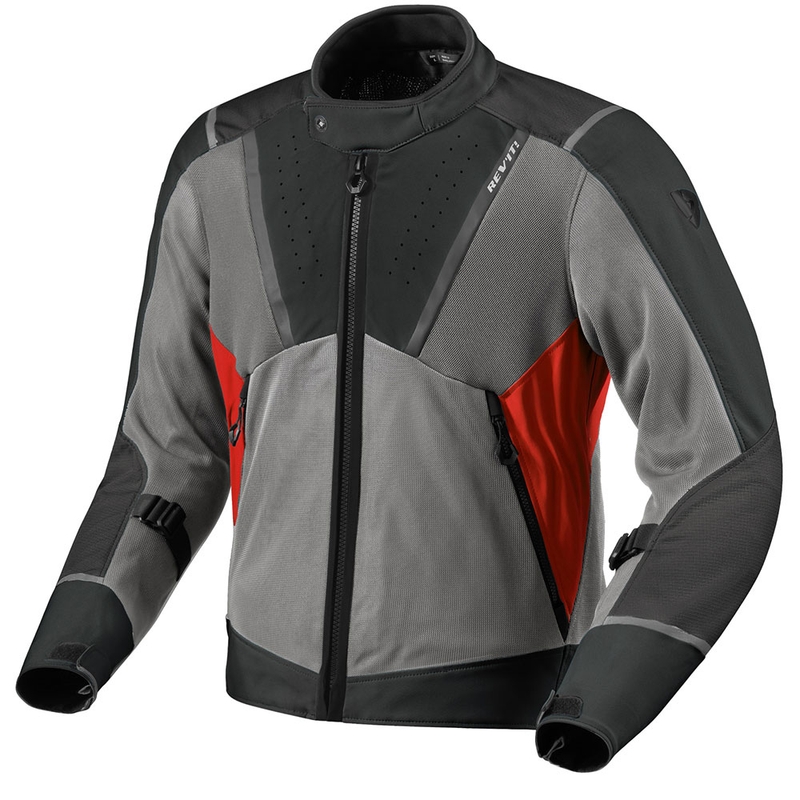 Chaqueta de moto Revit Airwave 4 antracita-rojo