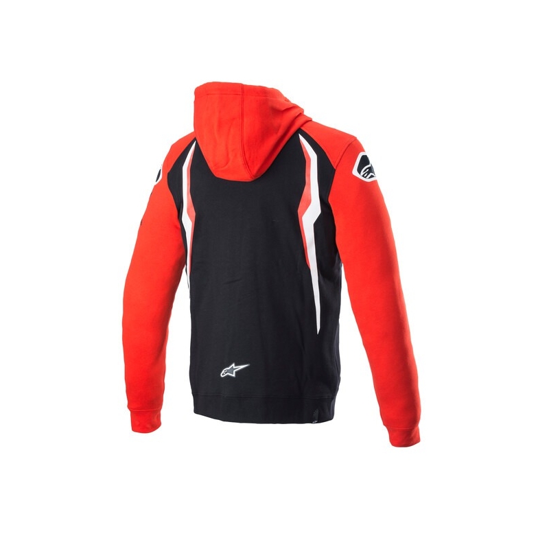 Sudadera con capucha Alpinestars Honda roja y negra