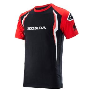 Camiseta Alpinestars Honda roja y negra 2024