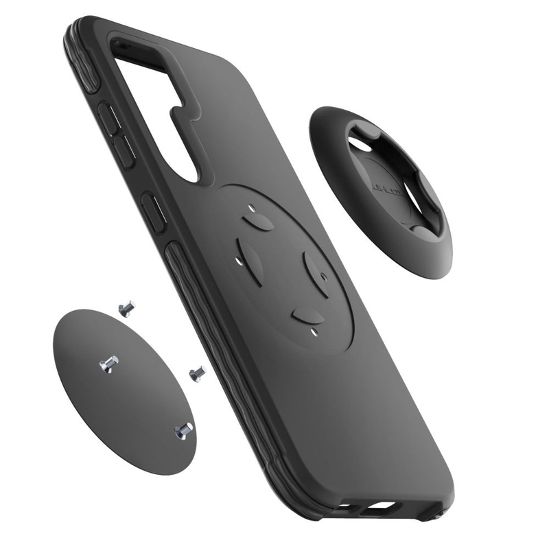 Funda protectora Interphone QUIKLOX Tetraforce para Samsung Galaxy S24 negro