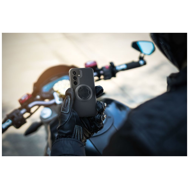 Funda protectora Interphone QUIKLOX Tetraforce para Samsung Galaxy S24 negro