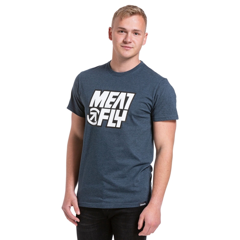 Camiseta Meatfly Repash azul marino
