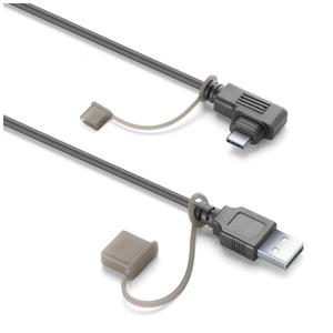 Cable de alimentación para Interphone Ridesync USB-C/USB-A