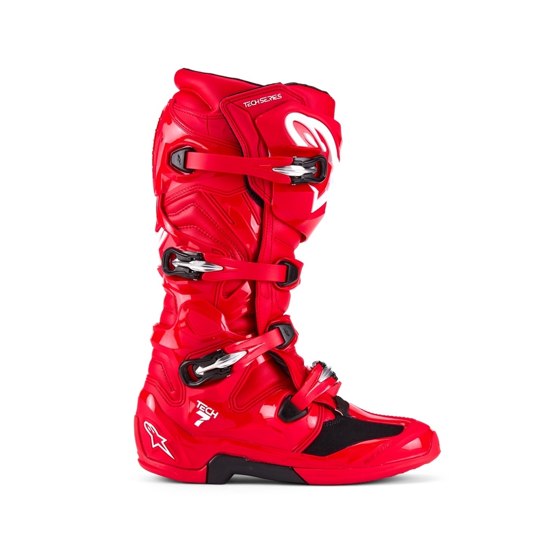 Botas de moto Alpinestars Tech 7 rojas