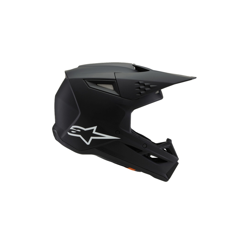 Casco de motocross infantil Alpinestars S-M3 Solid negro mate