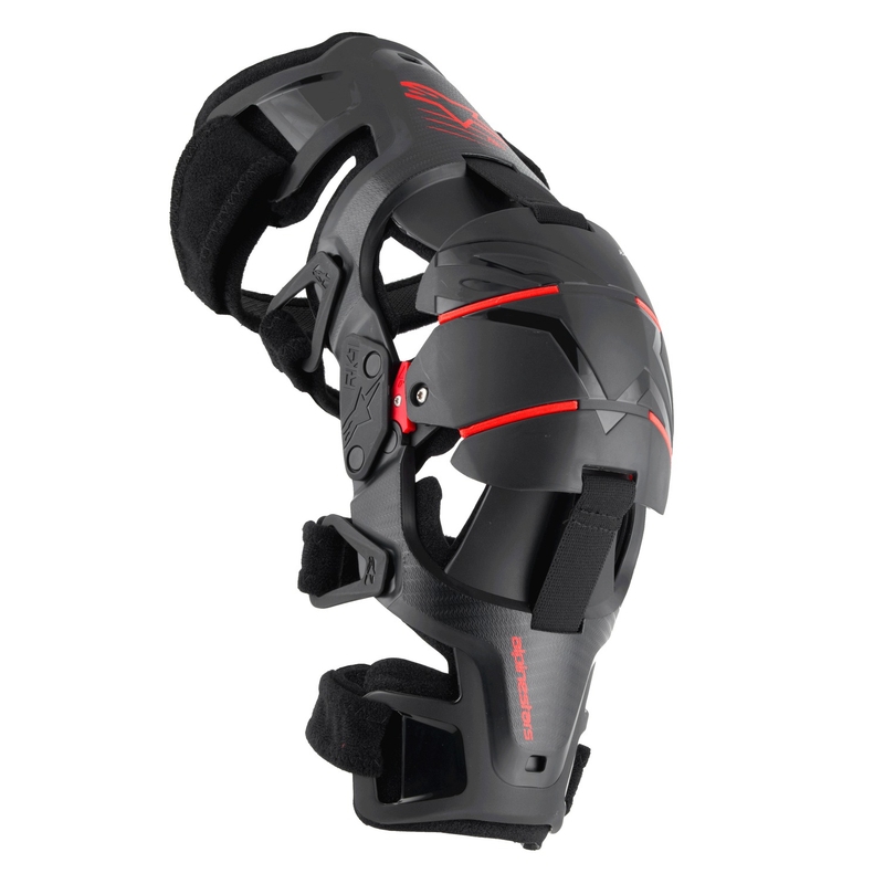 Rodilleras Alpinestars RK-1 Plasma negro-rojo