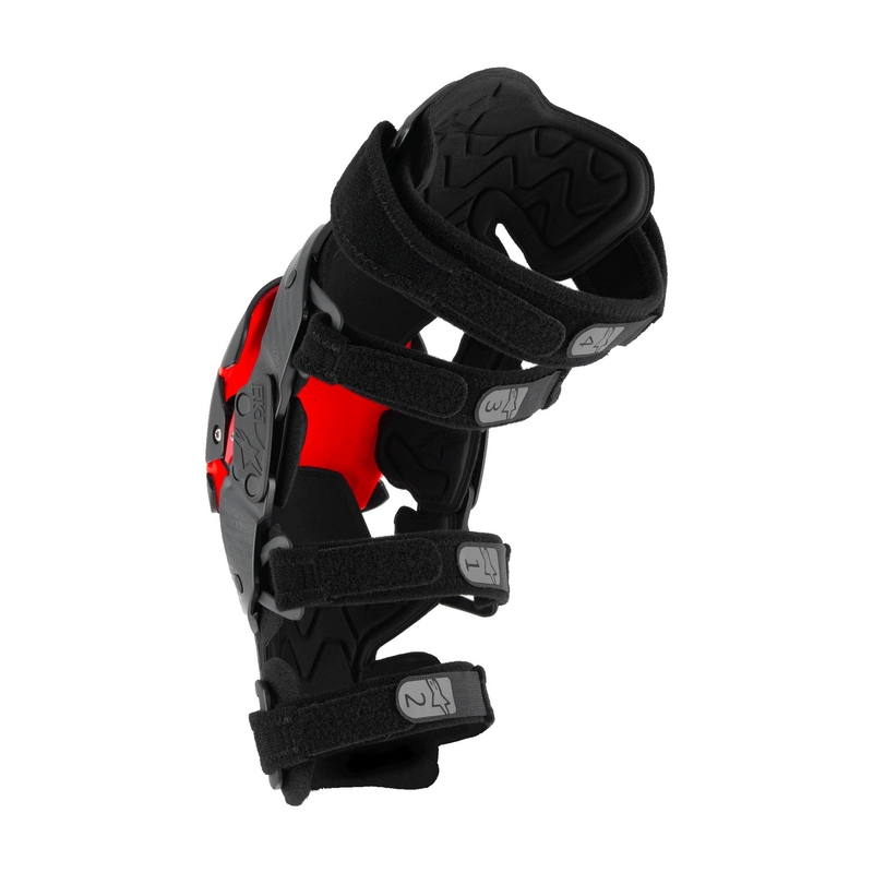 Rodilleras Alpinestars RK-1 Plasma negro-rojo