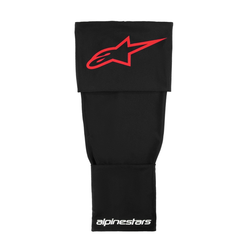 Rodillera Alpinestars RK-S negra, roja y blanca