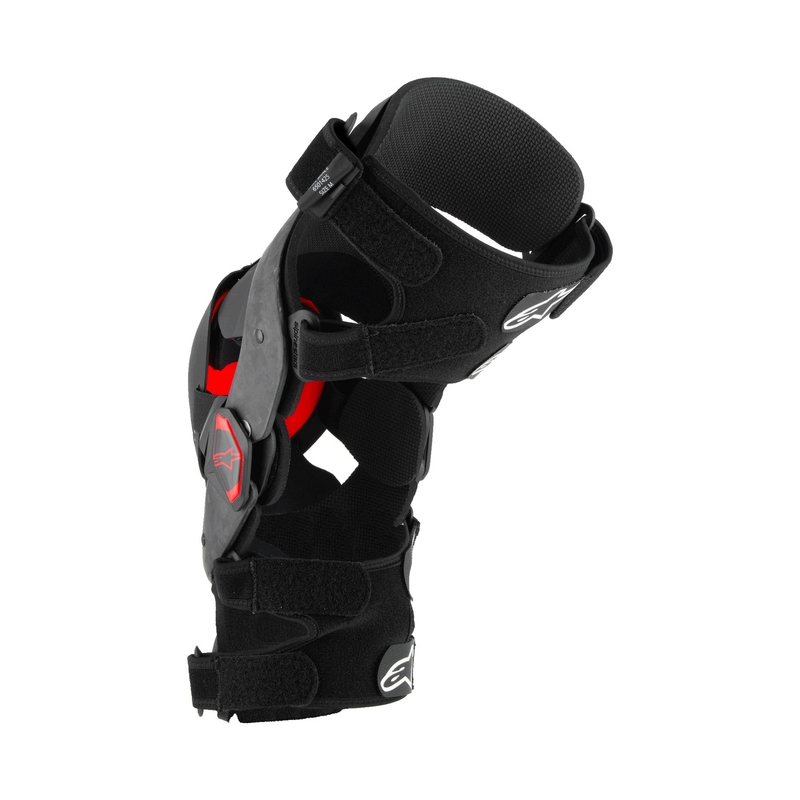 Rodilleras Alpinestars Supertech RK-10 Plasma negro-rojo